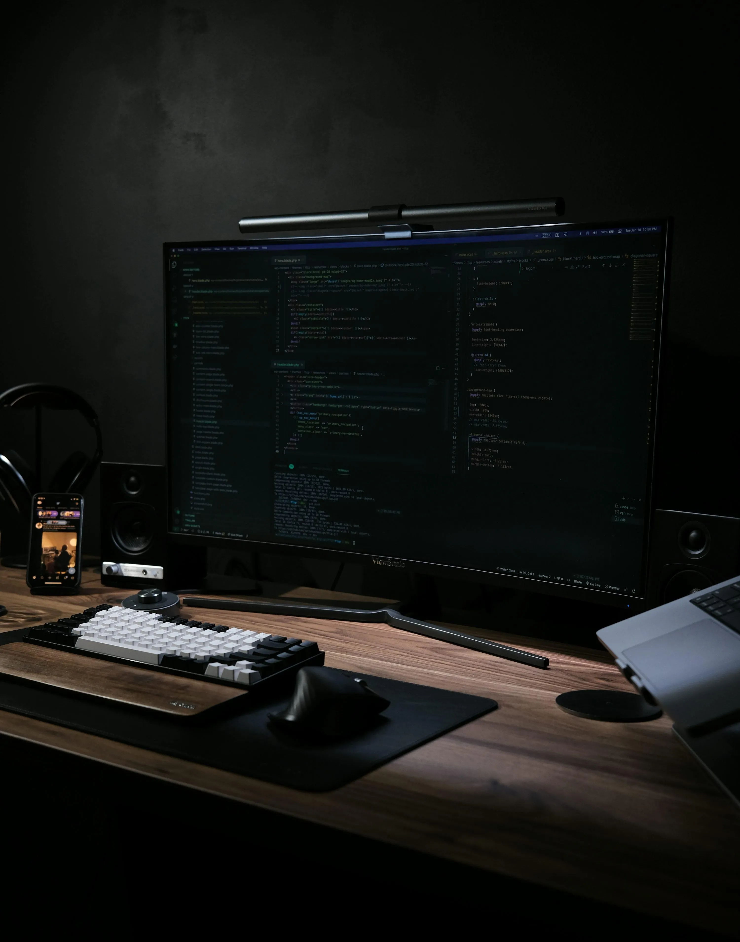 An elegant coding setup